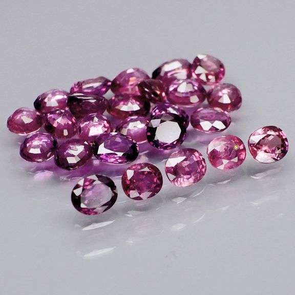 Superb 5.95ct violet red Ruby set -Untreated!!!