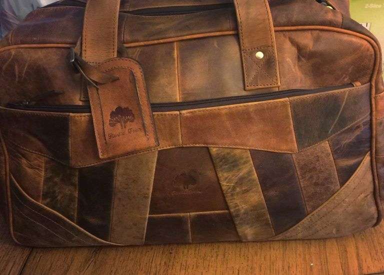 Handmade Full Grain Leather Duffle Bag