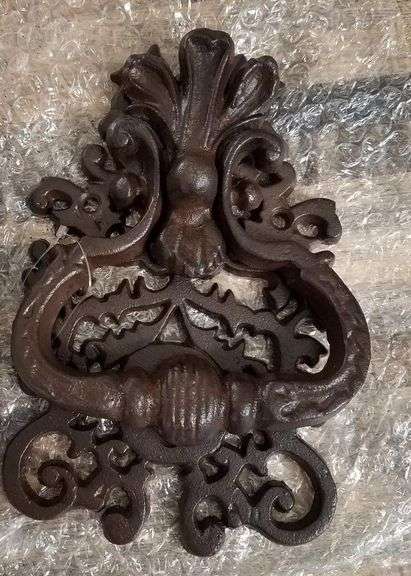 Rustic Brown Cast Iron Door Knocker