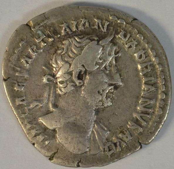 Very scarce Hadrian roman Silver Denarius, 117-138 AD. Nice