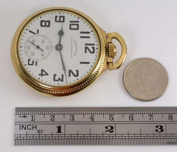 Quality 1951 Hamilton GF Railway Special Pocket Watch