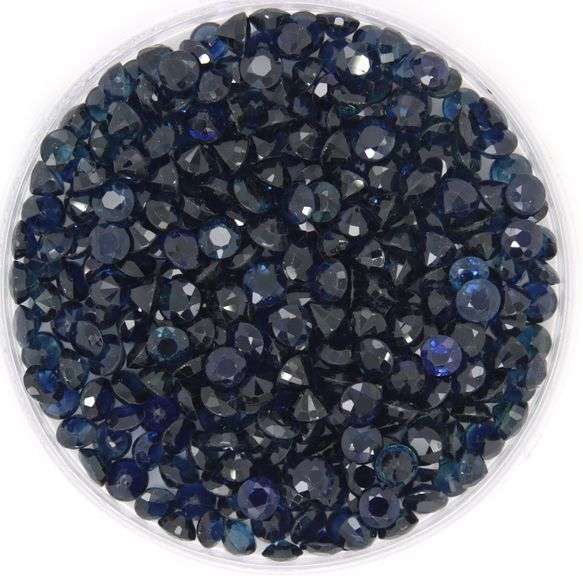 Collectors 61.16ct parcel of royal blue Sapphires!