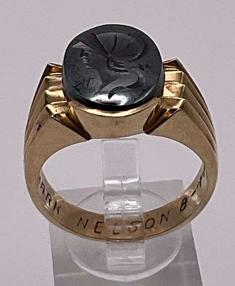 10.5g 14k Yellow Gold Ring Size 10