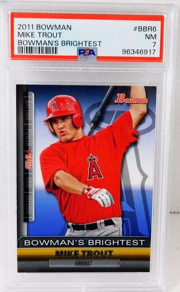 Mike Trout Baseball Card, 7 Near Mint