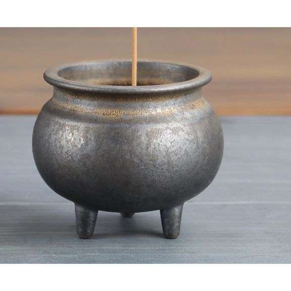 Three-Footed Gilded Ceramic Incense Burner