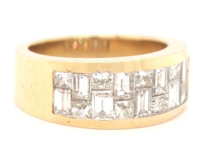 14kt Yellow gold 1.5ctw diamond band