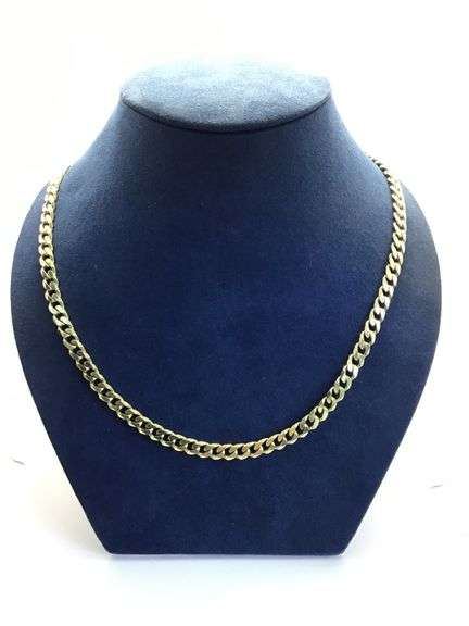 Classic 10k yellow gold Cuban chain