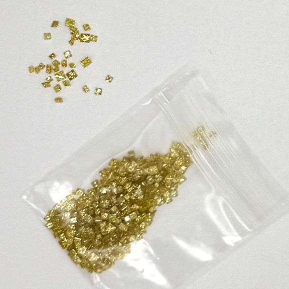 Huge! 25.38 carat collection of jewelers grade Canary yellow Diamonds!