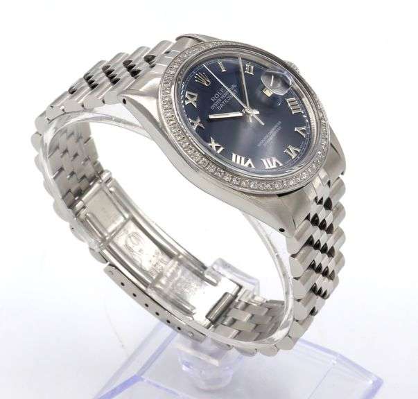 Rolex Datejust 16030, 36mm, Blue Dial, Stainless Steel Watch