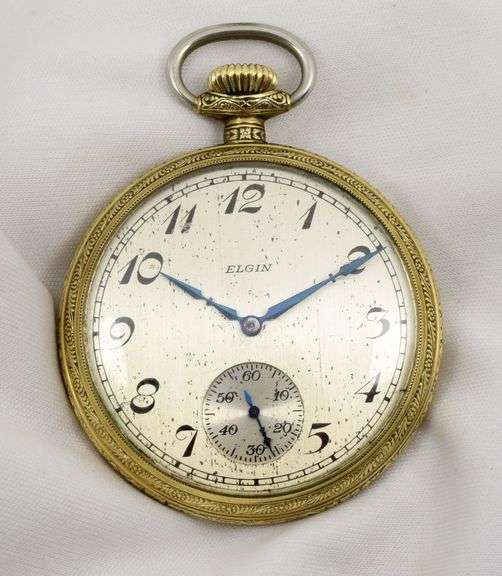 Sharp 1926 Elgin Gold Filled Pocket Watch