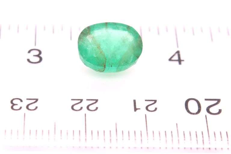 Incredible size! 4.17ct top green Zambian Emerald!