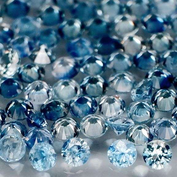 Natural 3.36ct rich blue Sapphire set