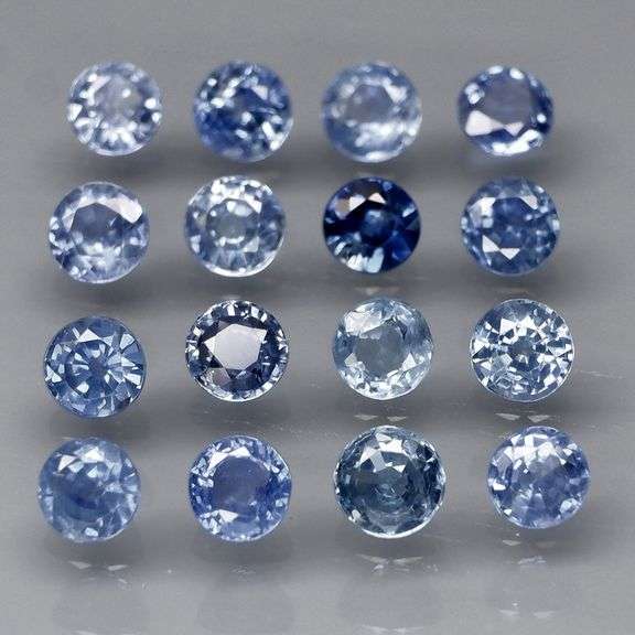 Collectors 3.05ct washed denim blue Sapphire set