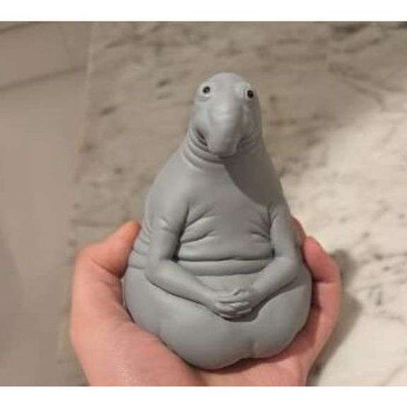 Handmade Homunculus Loxodontus Gypsum Moneybox