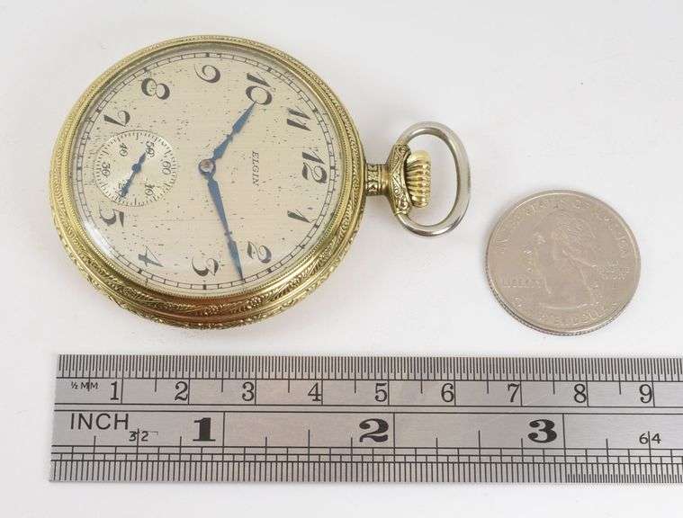 Sharp 1926 Elgin Gold Filled Pocket Watch