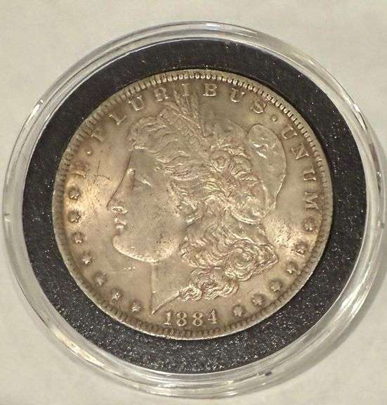 1884 O BU Morgan Dollar Toned