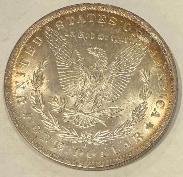 1884 O BU Morgan Dollar Frosty White.