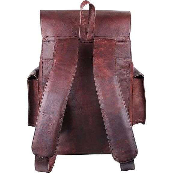 Genuine Leather Backpack Rucksack