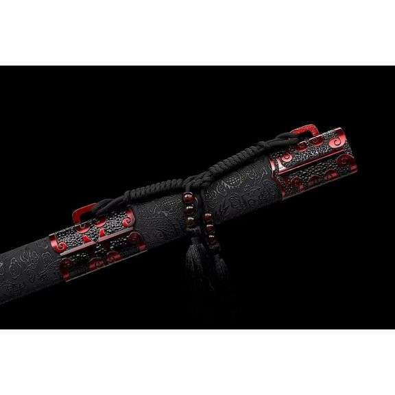 Tang Dynasty Dao Sword with Dragon Pattern Sheath