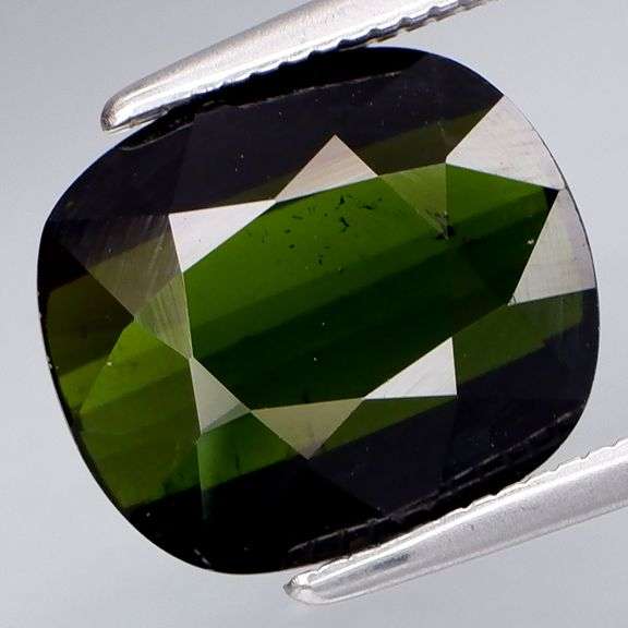 Rich pine green 4.20ct cushion cut VS Tourmaline