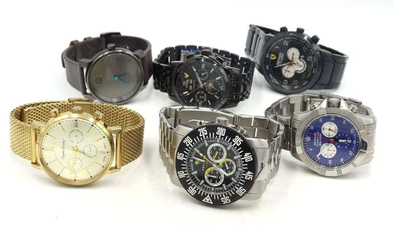 Group lot of 6 watches