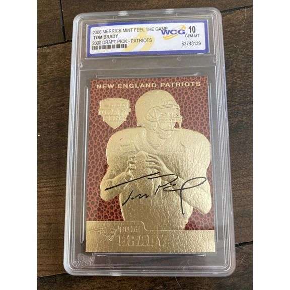Tom Brady Gold Rookie Card MINT 10