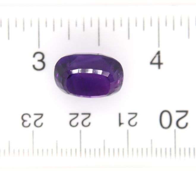 Superb 9.20ct mixed cushion cut Bolivian Amethyst