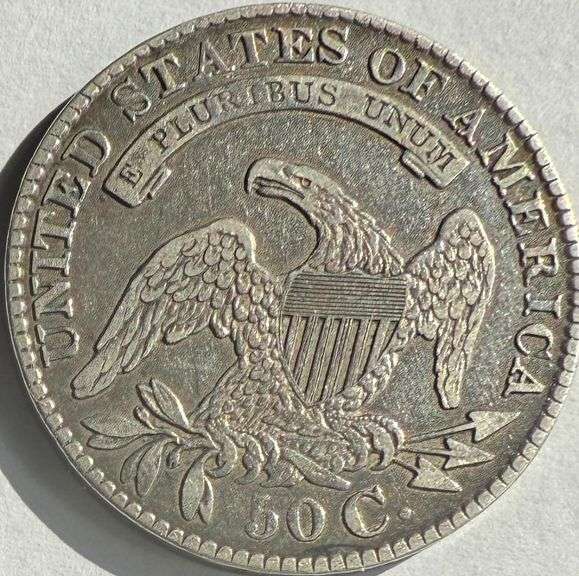 1829/7 Large Letters Bust Half