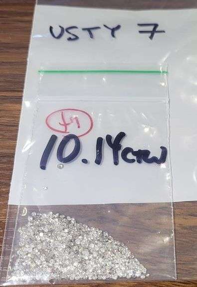 Collector's 10.14 ct parcel of diamonds