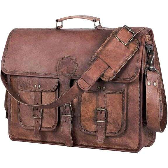 Full Grain Leather Briefcase