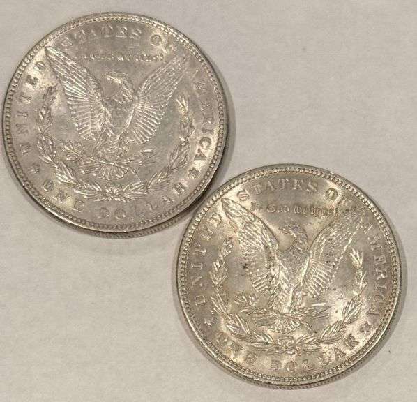 1897 & 1898 Frosty White BU Morga