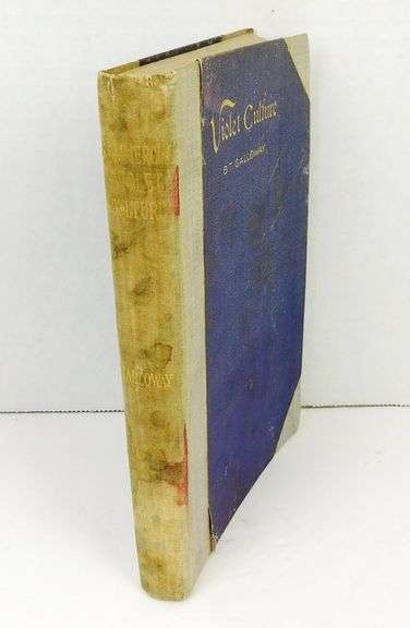 1903 Commercial Violet Culture Antique Book