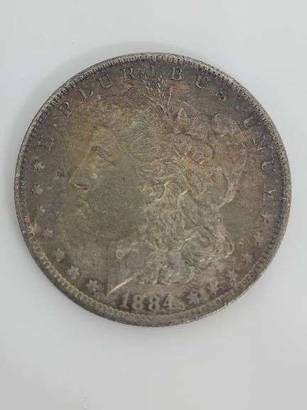 1884-O Morgan Silver Dollar, Toned