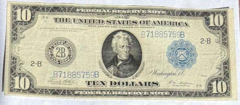 Nicer $10 Jackson Series 1914 FRN