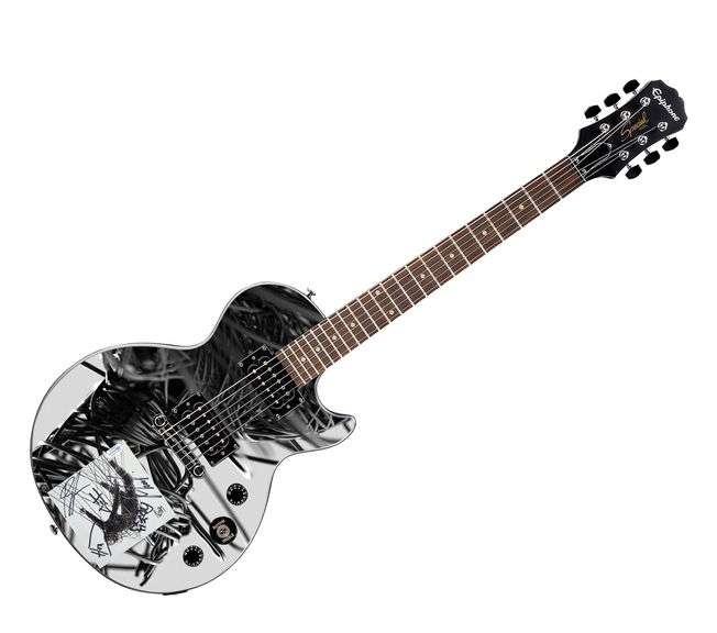 Korn Autographed Gibson Epiphone The Nothing Cd Album Graphics Guitar ACOA