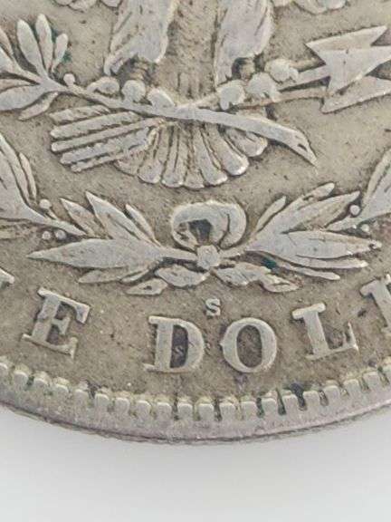 1921-S Morgan Silver Dollar, Circulated - Last Year Issue