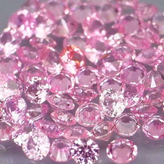Rare heated only 2.58ct pink Sapphire set
