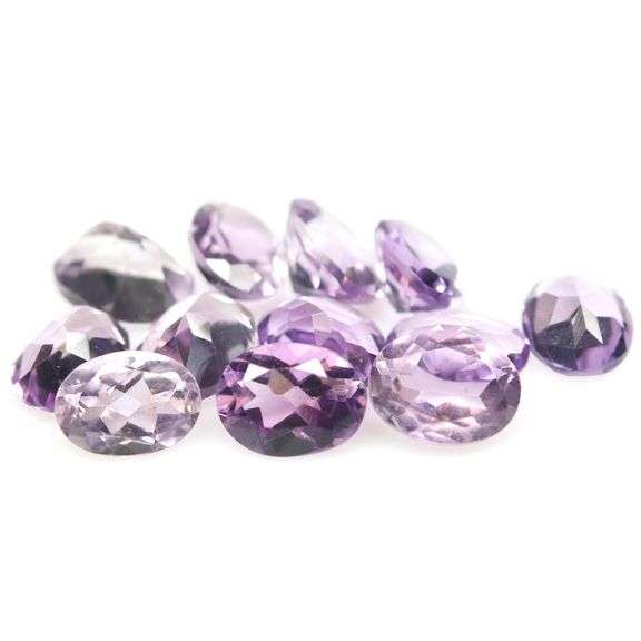 Glittering 13.91ct real Brazilian Amethyst set