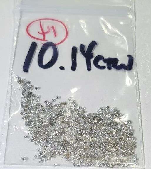 Collector's 10.14 ct parcel of diamonds