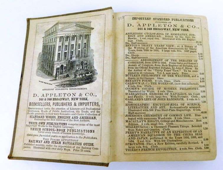 1857 New York Almanac & Weather Book