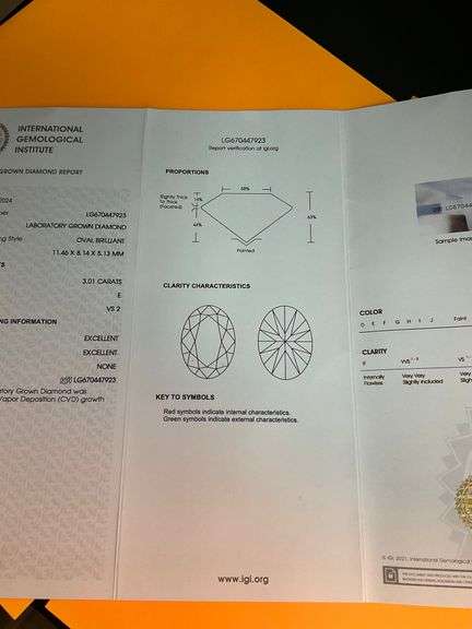 CERTIFIED 3.01 CARAT LOOSE DIAMOND
