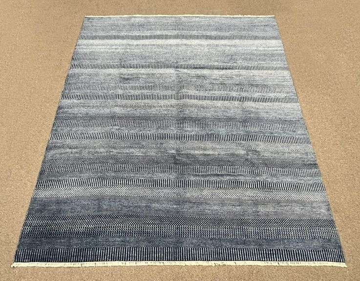 Handmade Contemporary Indo 8.0x10.0