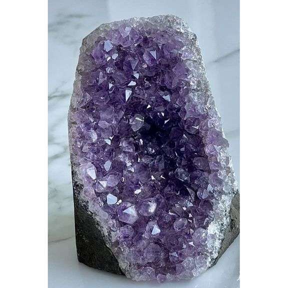 Natural Amethyst Crystal Geode Cluster