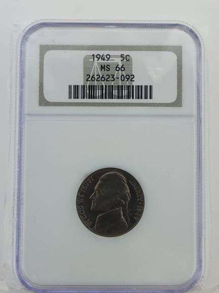1949 Jefferson Nickel, MS66 NGC