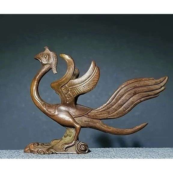 Vermilion Phoenix Bird