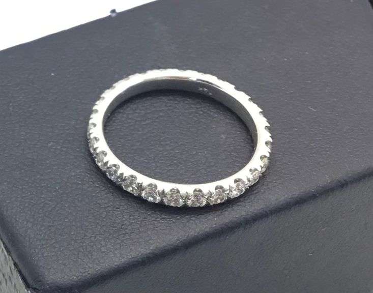 14K WHITE GOLD ETERNITY BAND