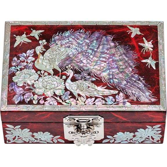 Handmade Mother of Pearl Jewelry Box