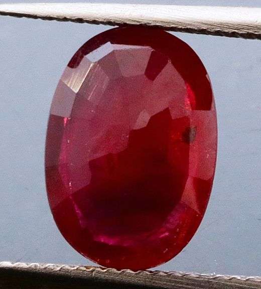 Collectors 1.29ct blood red ruby with violet highlights