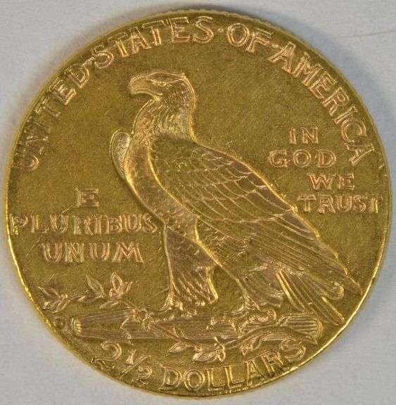 Very pretty high end 1925-D US $2.50 Indian Gold Piece