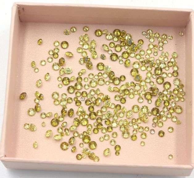 Full fire! Outstanding 17.53ct collection of brilliant yellow Diamonds!